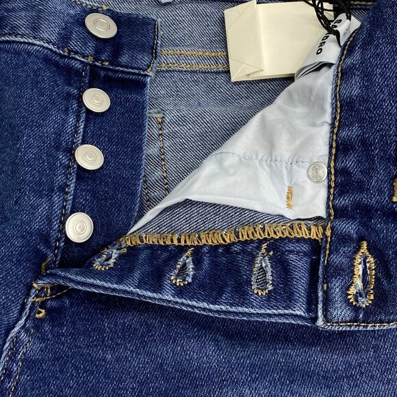 Sandro Men's Jeans Blue Vintage Size 29 Slim Cut Cotton Blend Washed Denim - Picture 10 of 12